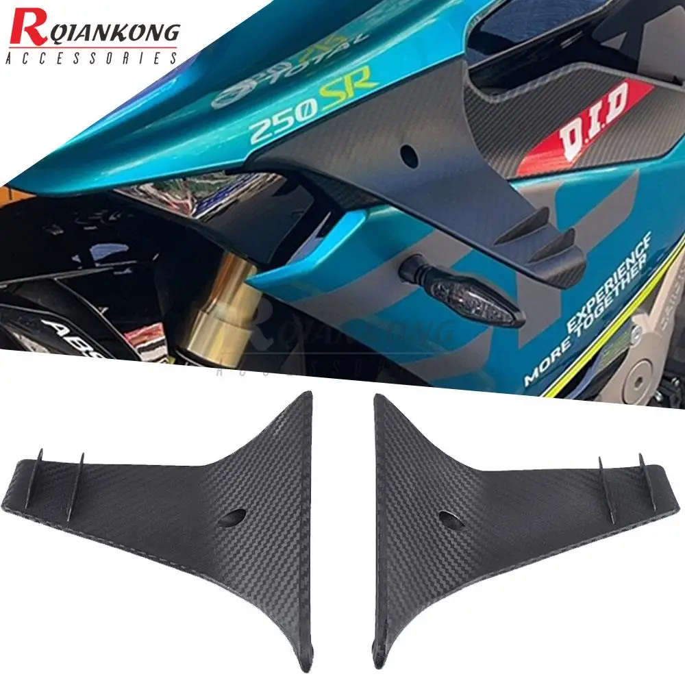 

FOR CFMOTO 250SR 300SR 250 300 SR 2020 2021 2022 Motorcycle Accessories Front Fairing Aerodynamic Winglets Dynamic Wing Kit Part
