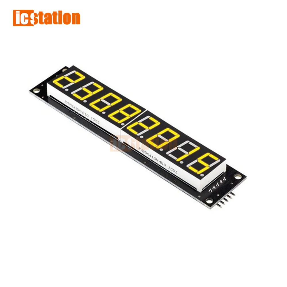 0.56 Inch 0.56 Inch 8 Chữ Số Màn Hình Hiển Thị Kỹ Thuật Số Ống Module 74HC595 7 Phân Đoạn Màn Hình LED Hiển Thị Màu Đỏ/Xanh/vàng/Xanh/Trắng