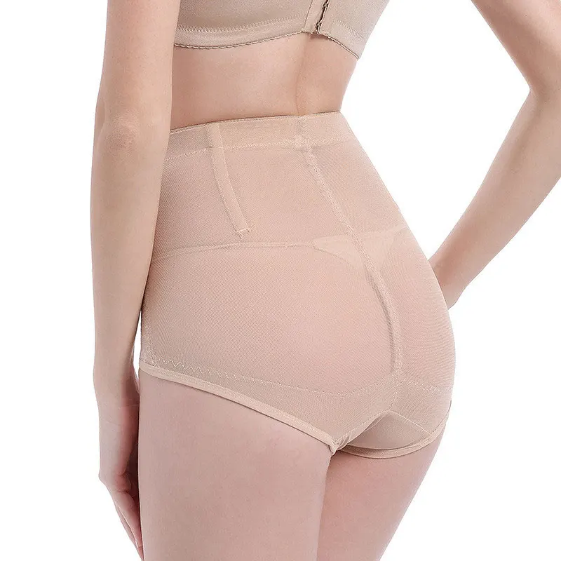 Women High Waist Shaping Panties Breathable Body Shaper Slimming Tummy Underwear Hooks Panty Shapers Butt Lifter Control briefs