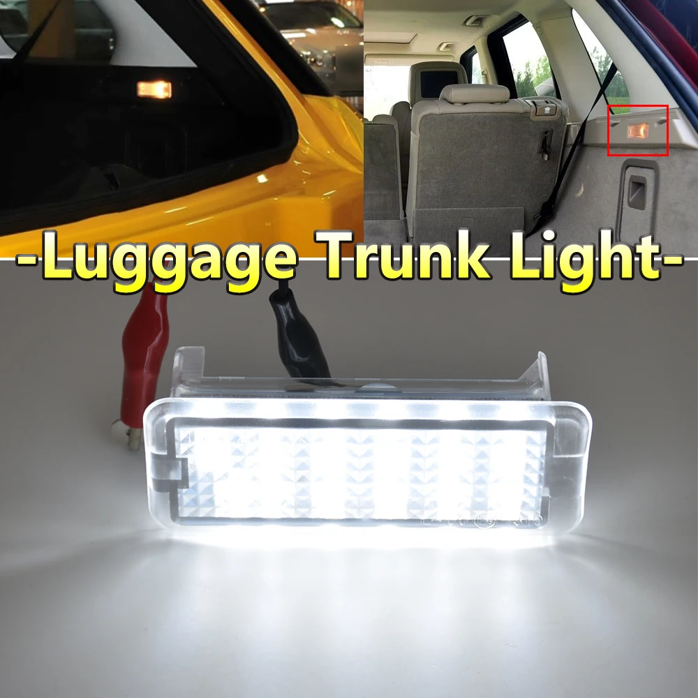 LED Car Interior Luggage Compartment Light Trunk Lamp For MGF LE500 Land Rover Freelander Discoveery Range Rover P38 Sport