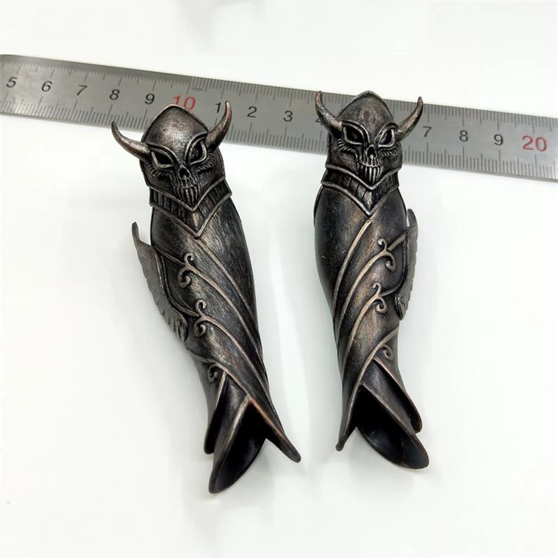 TBLeague 1/6th PL2020-173C Knight Of Fire Black Version Leg Armor Models For Usual 12 inch Doll Soldier Collect