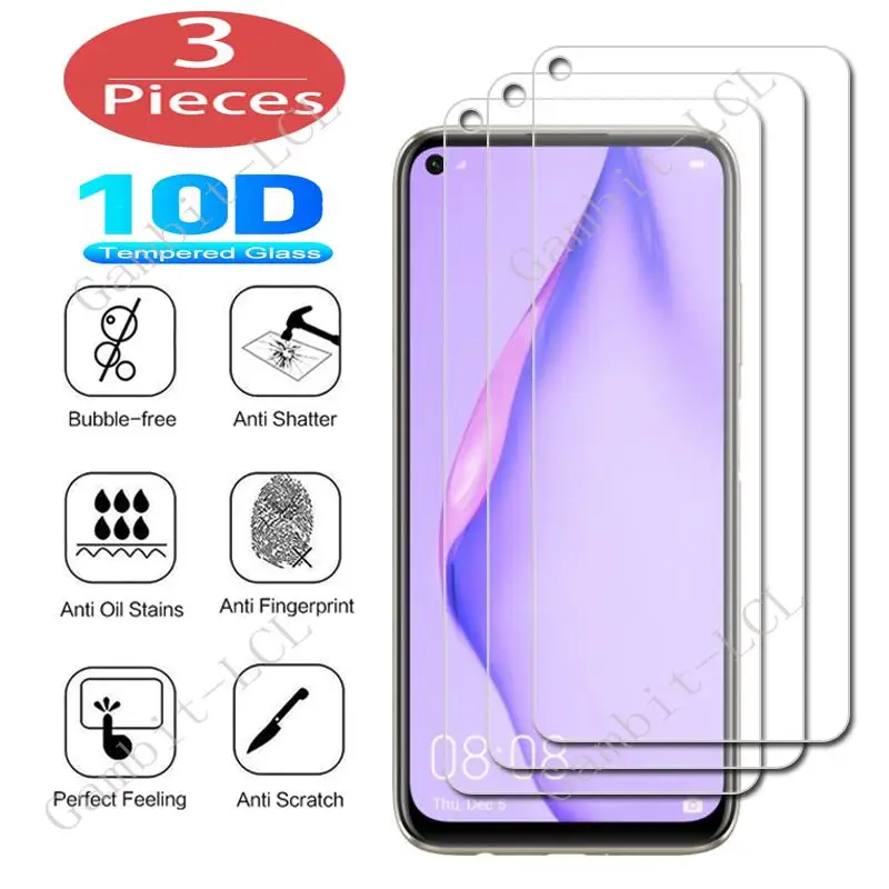 

3Pcs Protection Tempered Glass For Huawei Y5p Y6p Y6s Y7a Y7p Y8p Y8s Y9a Y9s P Smart Z Pro S P30 P40 lite E Screen Cover Film