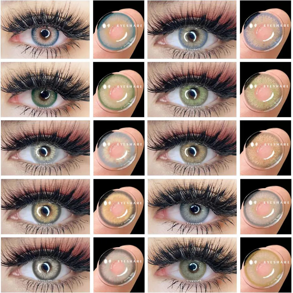 

Цветные контактные линзы ed, 2 шт., цветные линзы для глаз, цвет под год, контакты ed, красота, контакты для глаз, косметические линзы, контактные линзы