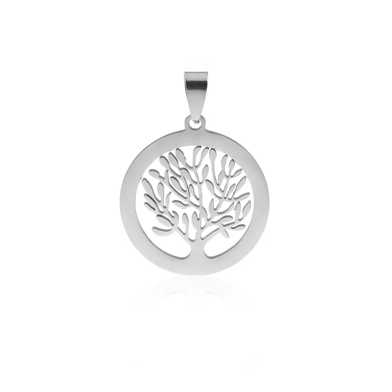 1pcs Stainless Steel Tree of Life Charms Pendants for Jewelry Making Supplies DIY Women Men Necklace Accessories Jewelry finding