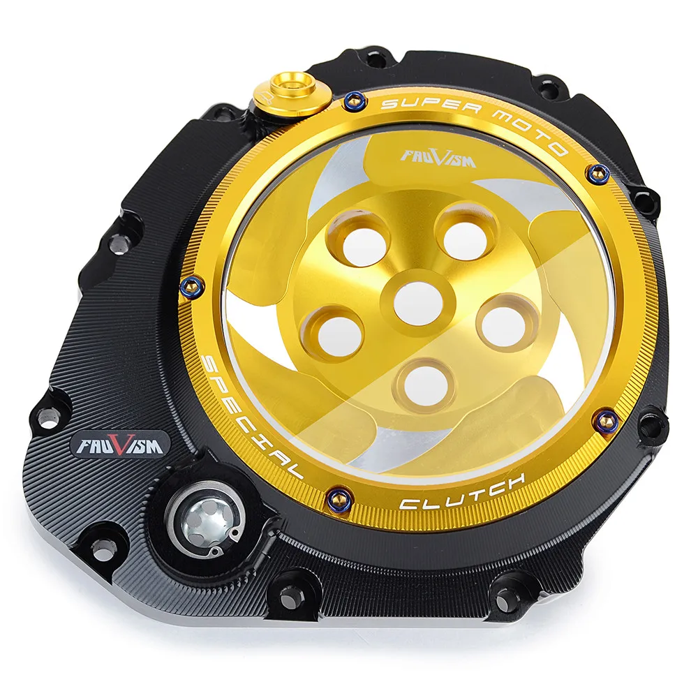 スズキgsxs750 gsxs 750 2005-2022用チュアクリアクラッチカバー,GSX-S