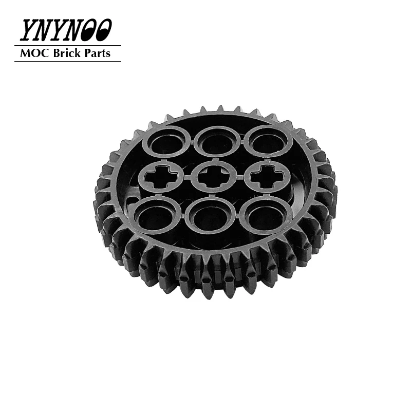 

10Pcs/lot NEW Building Blocks DIY 36 Tooth Gear Technical Parts Compatible with MOC 32498 Assembles Particles Educational Toys