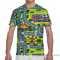 Road Carpet men T-Shirt women all over print fashion girl t shirt boy tops tees Short Sleeve tshirts