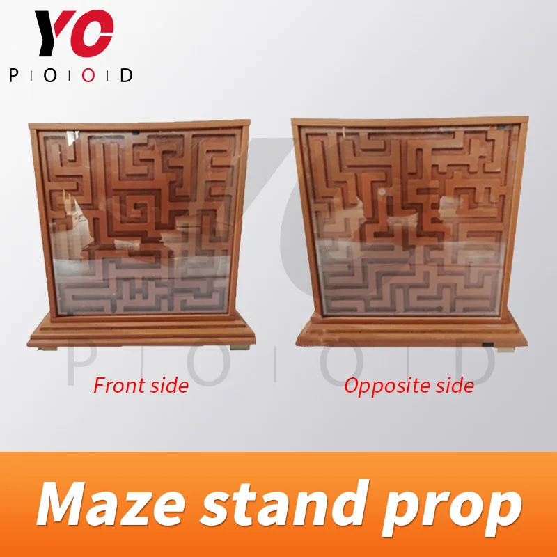 Escape room game Maze stand prop walk the maze in both size to unlock the door adventure game