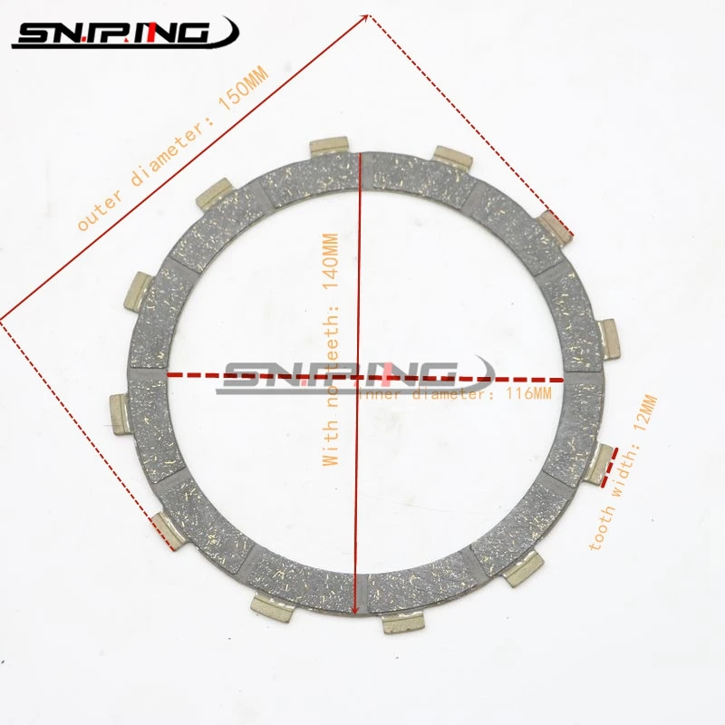 Motorcycle clutch plate suitable for Ducati 999 796 803 1098 1198 848 796 1100 DS1000 M1000 friction clutch plate