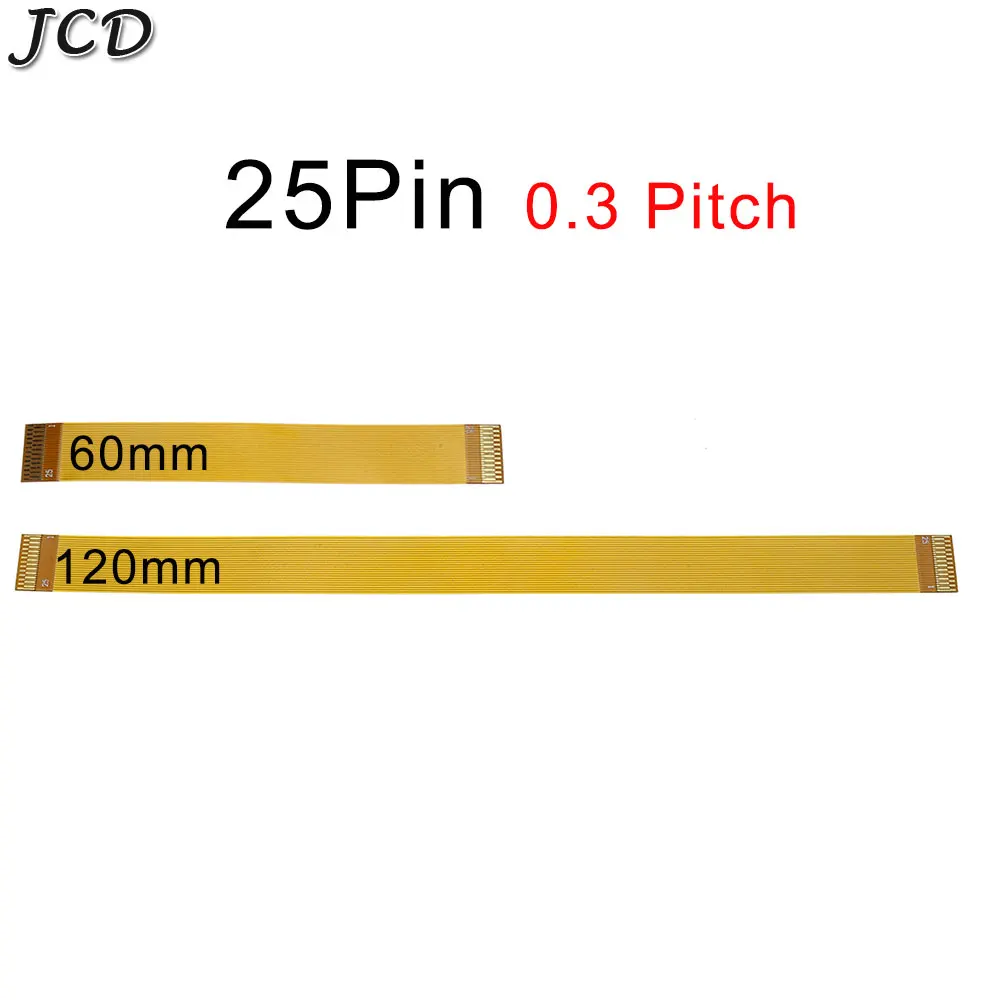 JCD 1pcs 0.3 mm Pitch 13 21 23 25 27 21 33 39 45 51 Pin FFC FPC Flexible Flat Cable Forward Direction  FPC Connector cable