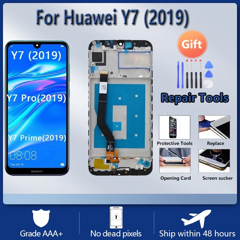 شاشة LCD متوافقة مع هواوي Y7 2019 – تقييم شامل ودليل عملي لاستبدال الشاشة بسهولة