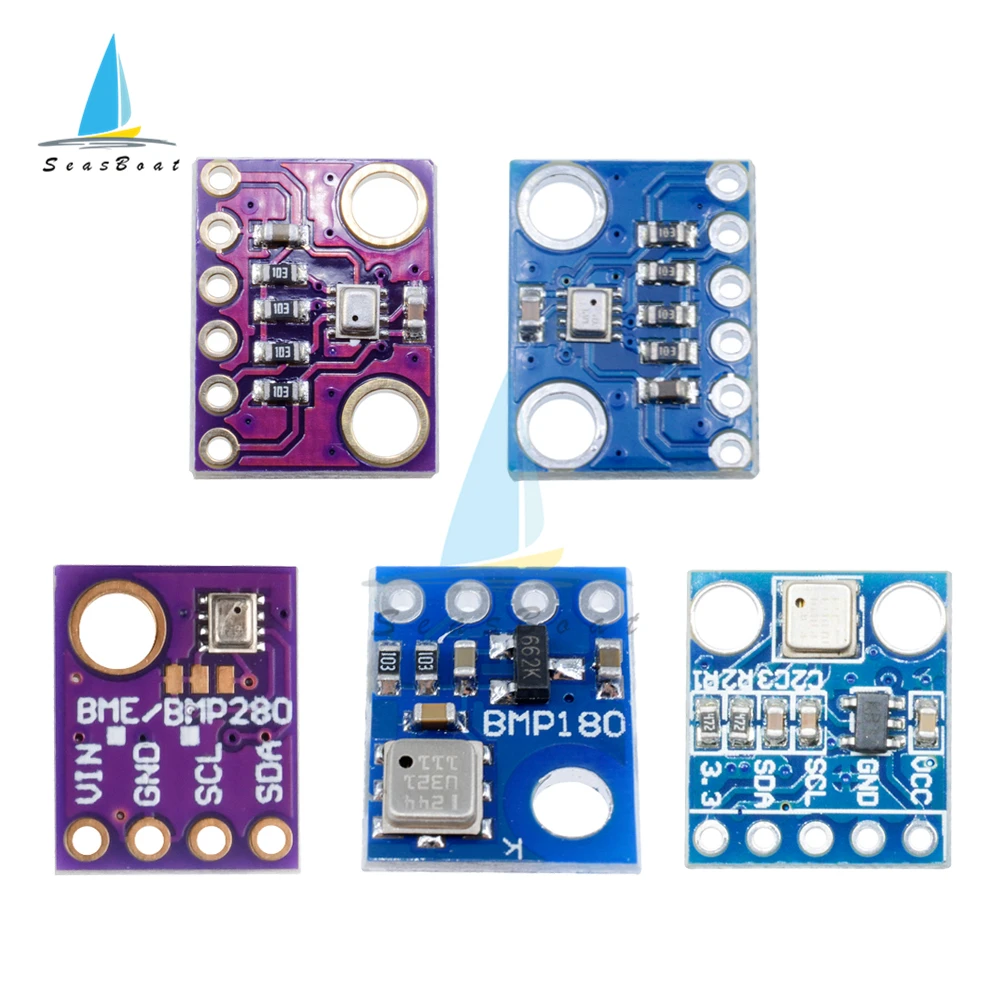 BMP280 BMP180 5V 3.3V Digital Sensor Temperature Humidity Barometric Pressure Sensor Module I2C SPI 1.8-5V