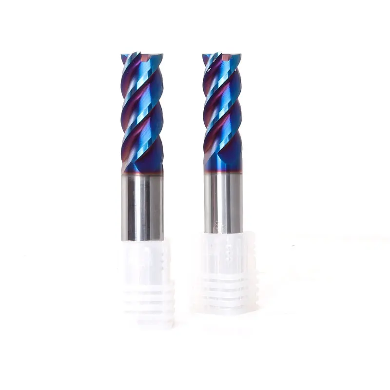 1PCS Endmill Cutting HRC60 65 4 Flute Metal Alloy Carbide Tungsten Steel Milling Cutter End Mill 6mm 8mm 10mm 12mm Milling Tools