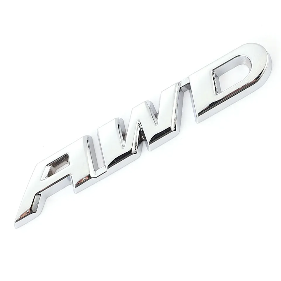 ثلاثية الأبعاد معدنية AWD شعار شعار ملصق 4WD شارة شعار مائي لشركة فولكس فاجن تويوتا هوندا فورد بنز أودي BMW بويك أوبل جي إم سي مازدا SUV على الطرق الوعرة