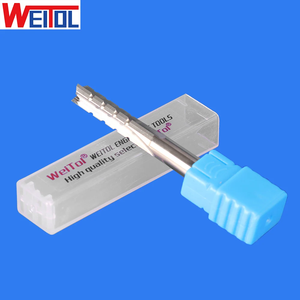 WeiTol 1 sztuk darmowa wysyłka TCT trzy flety prosto bit 6mm frez trzpieniowy narzędzia do cięcia drewna frezy proste do litego drewna