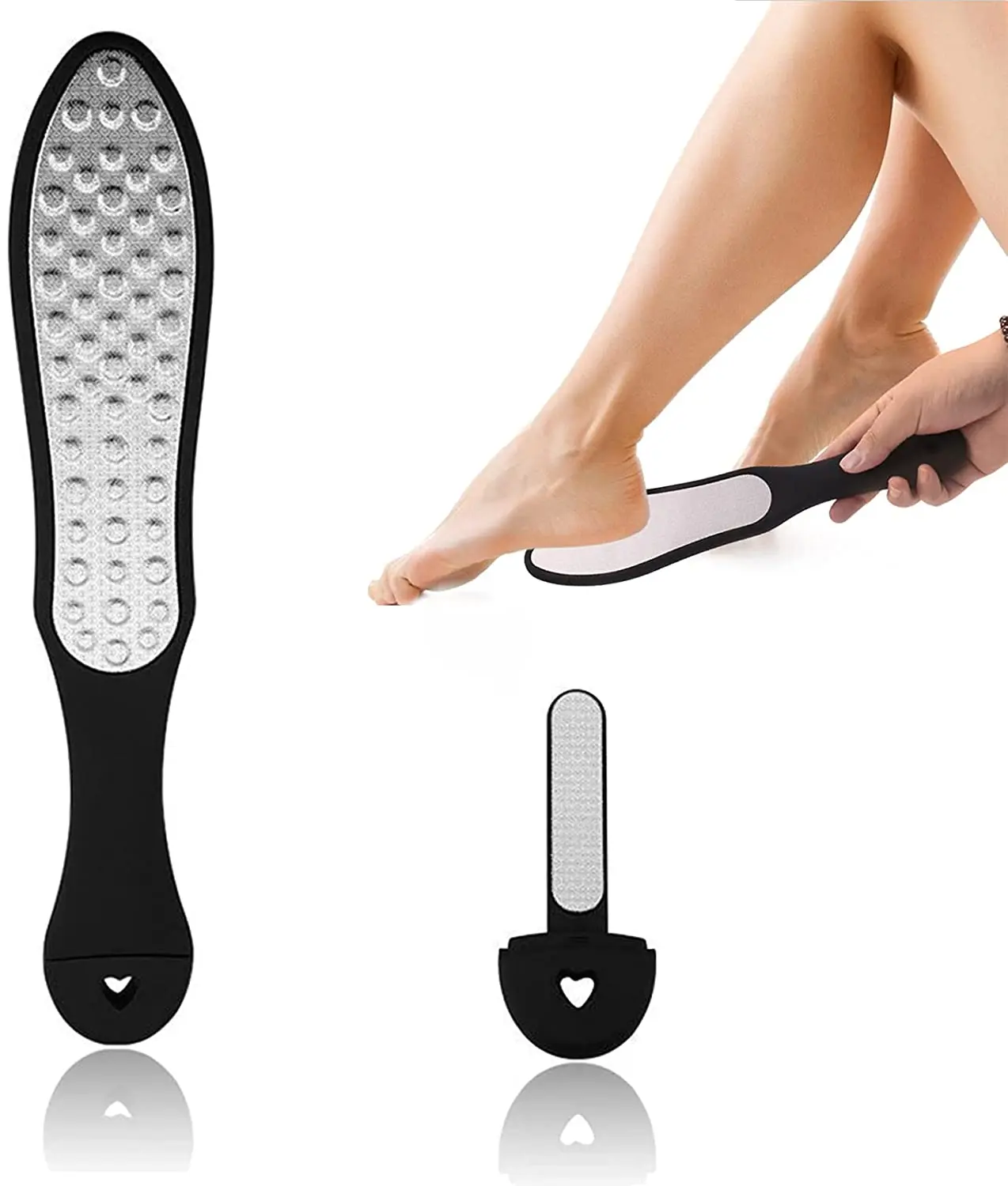 

Double Sided Pedicure Foot Rasp Scrubber Grater Dry Rough Dead Skin Callus Remover Scraper Feet File Foot Care Tools