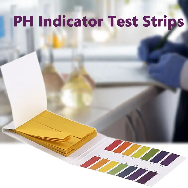 80 Strips 1-14 Litmus Papers PH Meters Soil Acidity PH Indicators Strip Aquarium Water Quality PH Tester Paper With Control Card