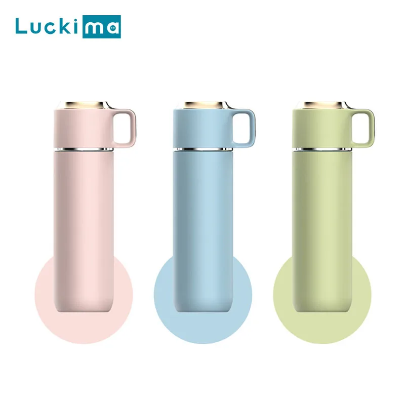 350/450ML Stainless Steel Thermoses Water Cup New Portable Coffee Mug Thermos Cups Thermal Insulation Water Bottle Gift