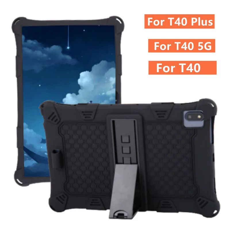 

Silicone Cover Case for Teclast T40 5G Stand Thickened Stand Soft Cover for Teclast T40 Plus T40 Tablet PC