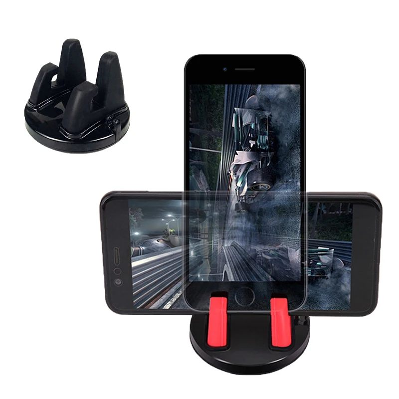 DISOUR 360 Degree Car Phone Holder Soft Silicone Anti Slip Mat Mobile Phone Mount Stands Support Car GPS Dashboard Bracket