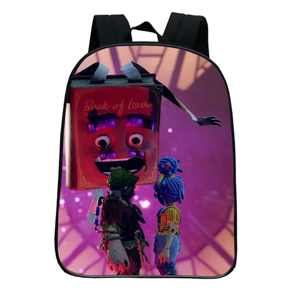 Het Duurt Twee Rugzak Kinderen Grappige Cartoon Kleuterschool Rugzak Baby Jongens Meisjes Kids Anime Knapzak Mochila 12 Inches