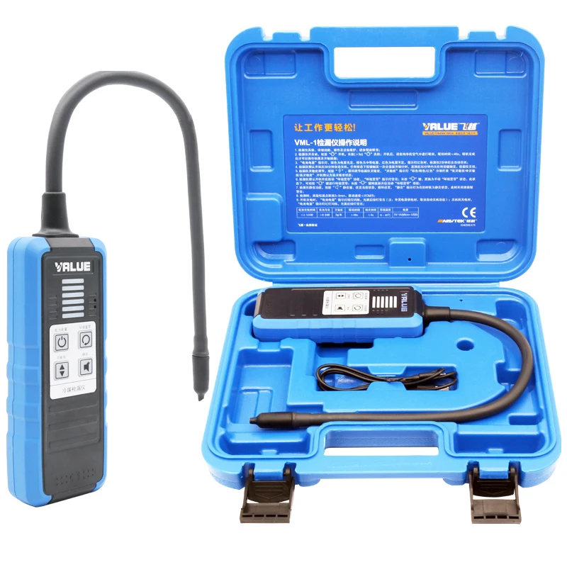 Elektronischer Lecksucher mit Lithiumbatterie VML-1 thermischer Halogen-Lecksucher R410/R32/R22/134A Erkennungswerkzeug