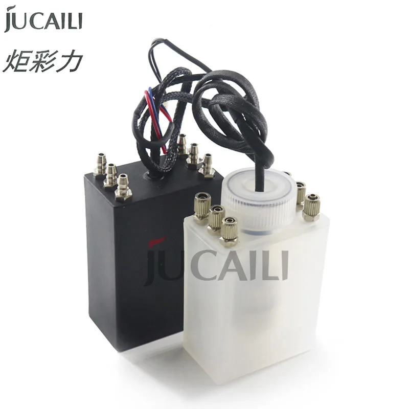 Jucaili 1個6ウェイuv/ソルベントインクサブタンク (インフィニティ用) ローバルウィンソルベントプリンターソルベントインクサブタンク