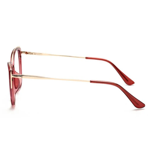 Imagen 2 del producto Gafas graduadas de ojo de gato con bloqueo de luz azul para mujer, gafas fotocromáticas para miopía, 0-0,5-0,75 a-6,0