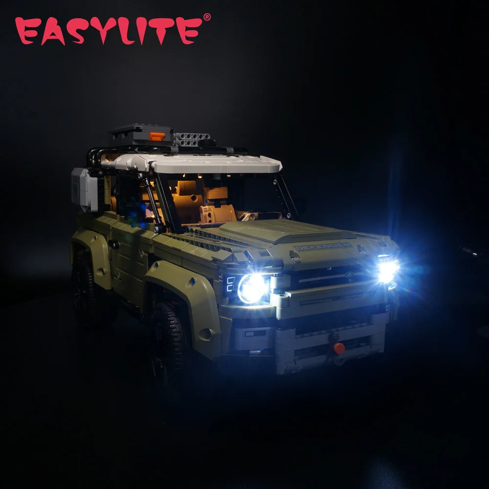 

EASYLITE LED Light Set For 42110 Supercar Land Rover Defender Car Building Blocks Lamp Set Toys Light Kit No Model