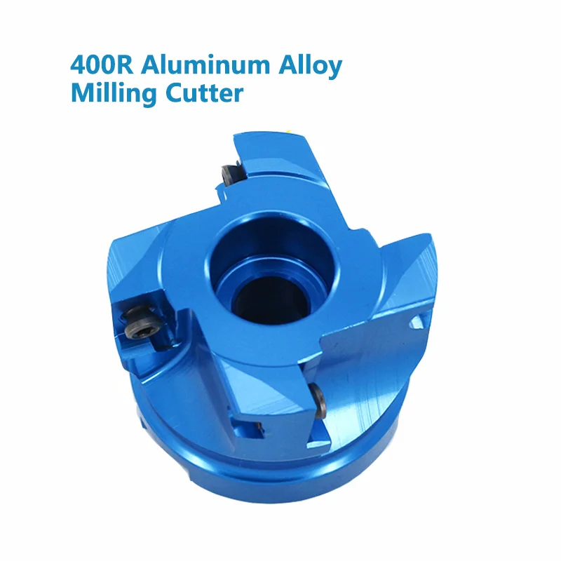 1pc Aluminum Alloy AL 400R 50 22 4T 400R 63 22 4T Face milling cutter R angle 90 Degrees for Face Milling cutter Aluminum Plate