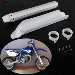 2pcs White Motocross Fork Guards Protector for Kawasaki Honda Suzuki Yamaha EXC SX CRF DRZ KLX WRF YZF 125 250 300 426 450