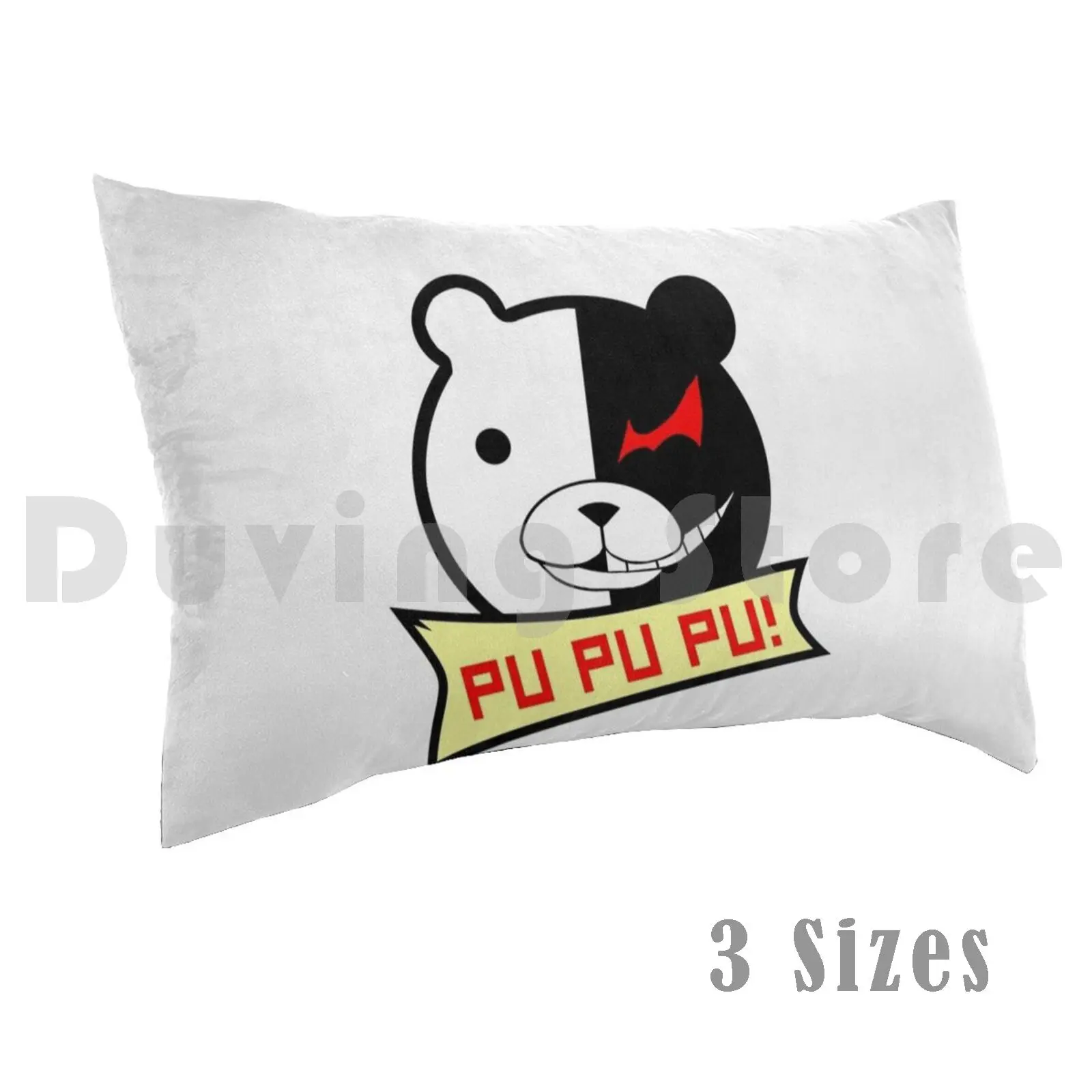 Monokuma Pu Pu Pu Pillow Case DIY 50*70 Monokuma Mono Bear Super Dangan Ronpa Super Danganronpa Super