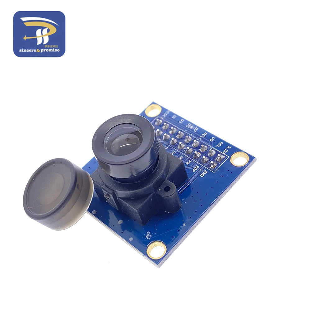 OV7670 Camera Module Supports VGA CIF Auto Exposure Control Display Active I2C Interface Size 640X480 For Arduino DIY Kit