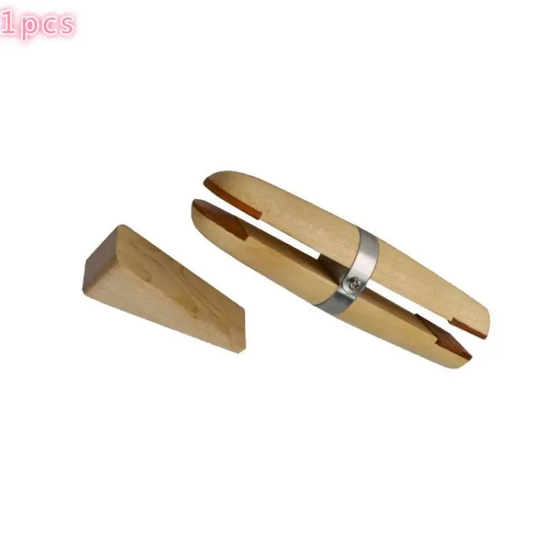 Jewellers Đôi Kết Thúc Vòng Gỗ Kẹp Có Da Dày Dặn Lót Hàm Nêm Vòng Gỗ Kẹp Da Lót Trang Sức Dụng Cụ