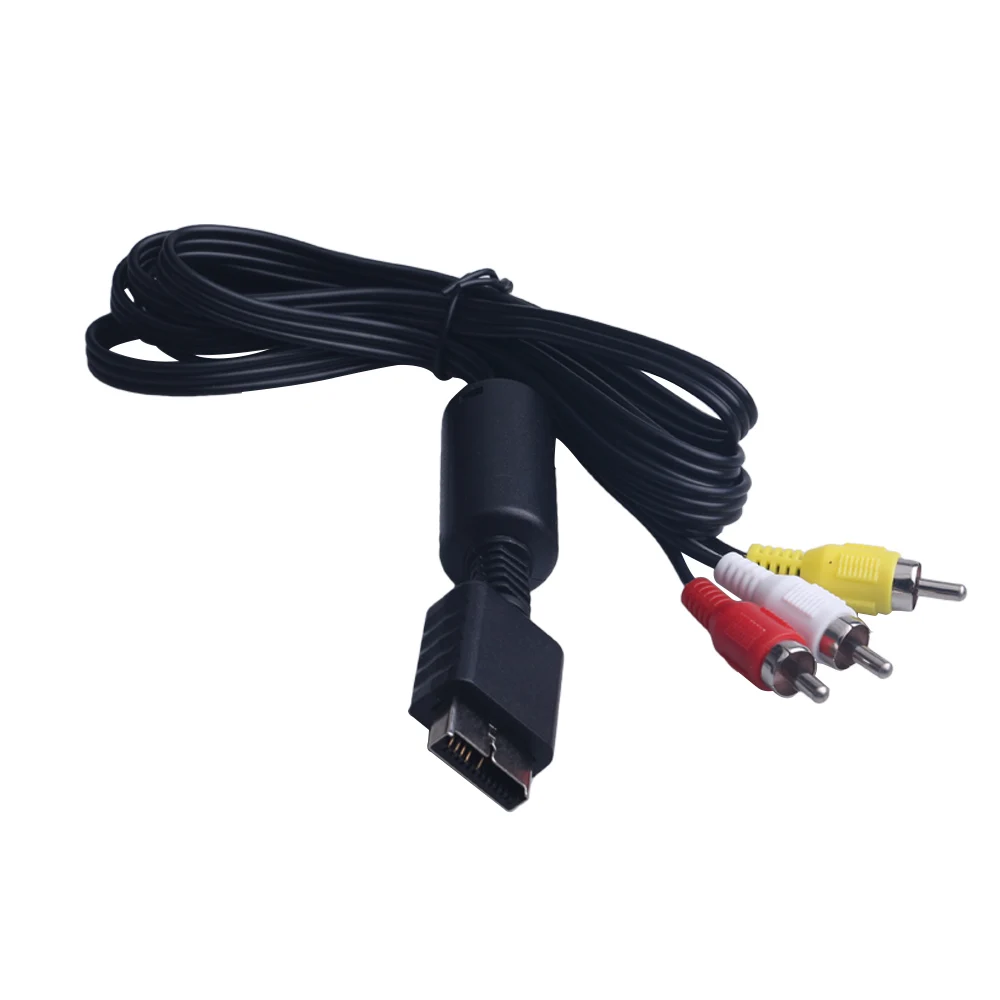 Multi Component Games Audio Video AV Cable to RCA for SONY PS1 PS2 PS3 PlayStationCable Console TV Game Computer Accessories