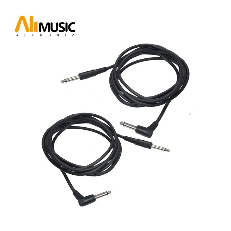 

2pcs/lot 3M Guitar Amp Cable 6.35mm 1/4" Jack Lead