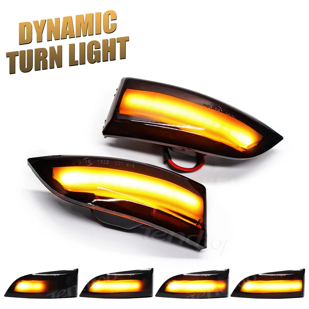 Dynamic Blinker Mirror Indicator Light Side Marker Turn Signal Lights For Renault Megane 3 MK3 Scenic Fluence Latitude Safrane