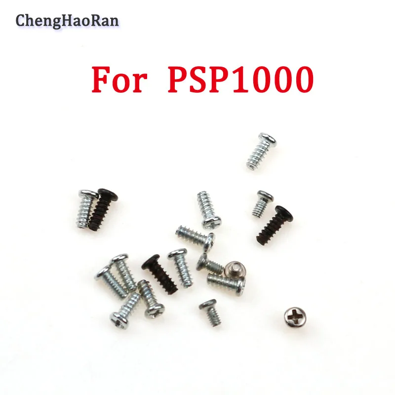 ChengHaoRan 1set For PSP1000 Screws Full Screw Set Repair Parts for Sony PSP 1001 Screws set replacement Parts