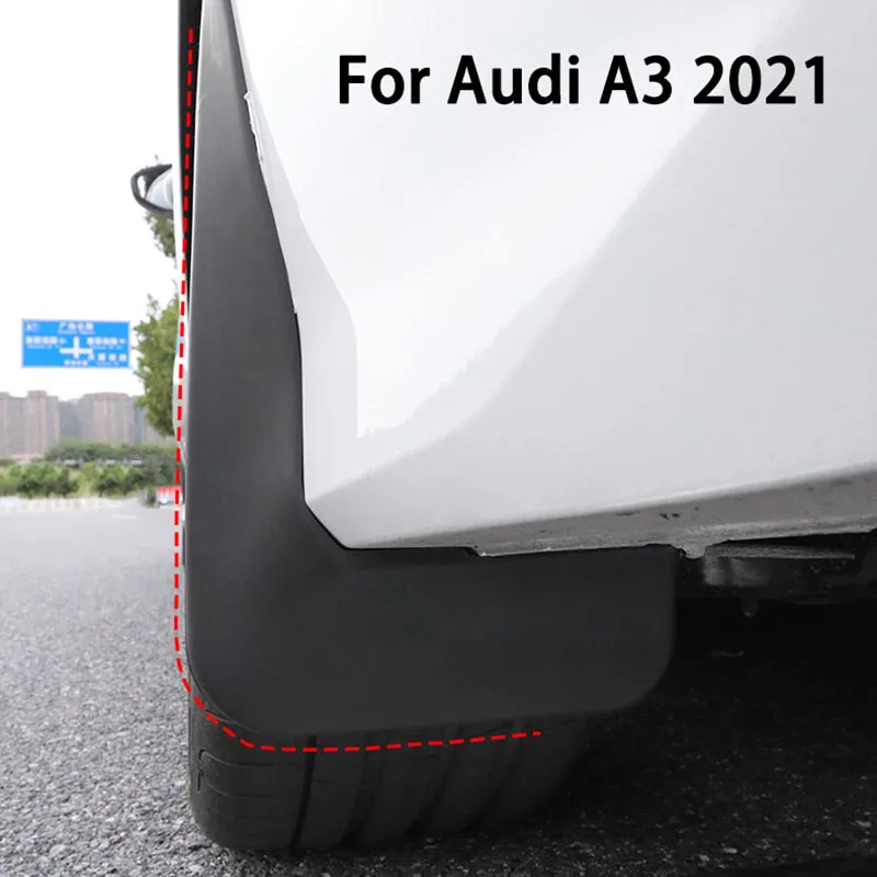 A3 8Y Mudguards For Audi A3 2021 Mudflaps Splash Guards 4PCS Fit audi a3 2021 Car Accessories