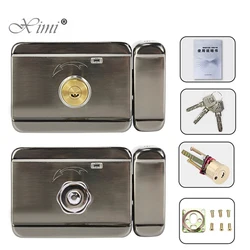 Electric Motor lock Iron Gate Electronic Door Lock Access Control Lock Intelligent Lock Surface Drawing Good Quality