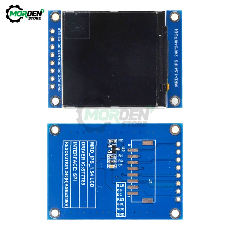 1.54 Inci 240X240 LCD Display DIY Kit SPI Serial Port Modul Layar Warna TFT ST7789 Driver Papan LCD MODUL UNTUK Arduino