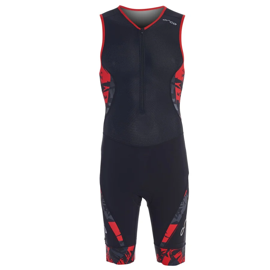 Orca Man\'s Cycling jumpsuit Triathlon Sleeveless Skinsuit Ropa Ciclismo Hombre Summer Swimwear Custom Outdoor Team Running Suit