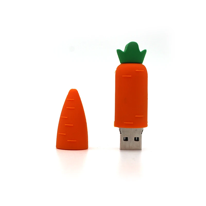 Pendrive Vegetable Fruits USB Flash Drive Strawberry/carrot/pineapple/banana Memory Stick Pen Drive 4GB/8GB/16GB/32GB/64G U Disk
