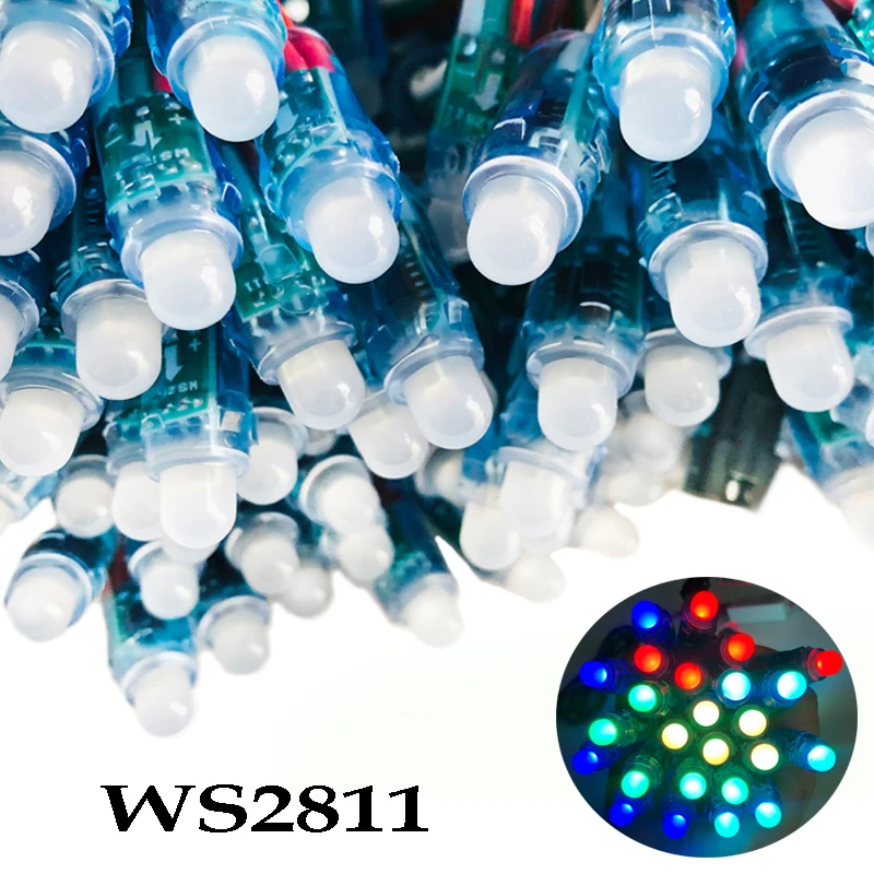 1000 Pcs Full Color WS2811 Ic Rgb Pixel Led Module Licht Geweldig Voor Decoratie Reclame Verlichting DC5V DC12V