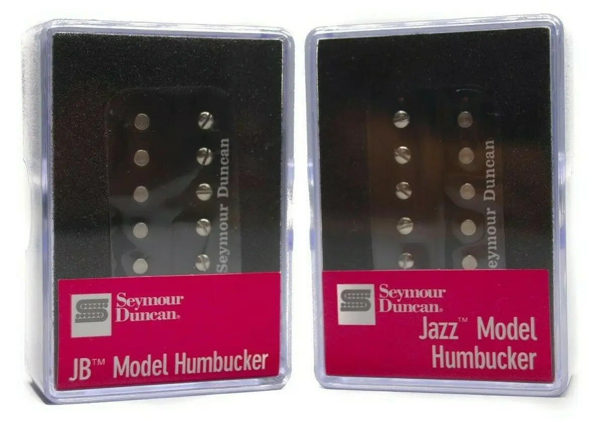 

Hot Rodded Humbucker Pickup Set: JB SH-4 & Jazz SH-2n BLACK NEW Guitar Pickups