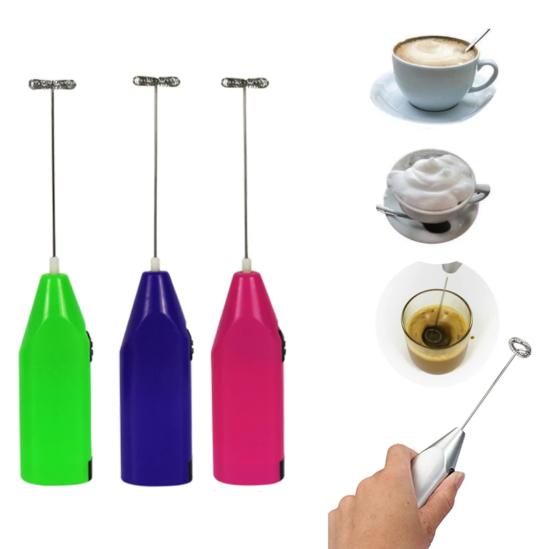 Electric Mini Mixer Frother Milk Whisk For Whipping Cooking Hand Hold Whisker Coffee Egg Milk Ice Cream Multi-Function Whisk