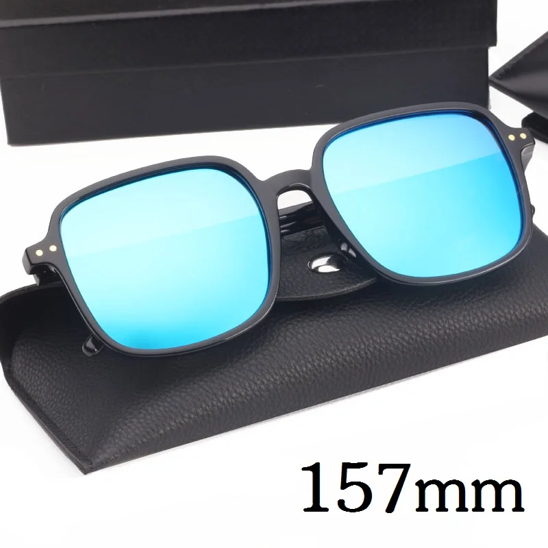 Evove 157mm Oversized Men Polarized Sunglasses Women Square Unisex Big Large Shades Mirror Lens Anti Reflection