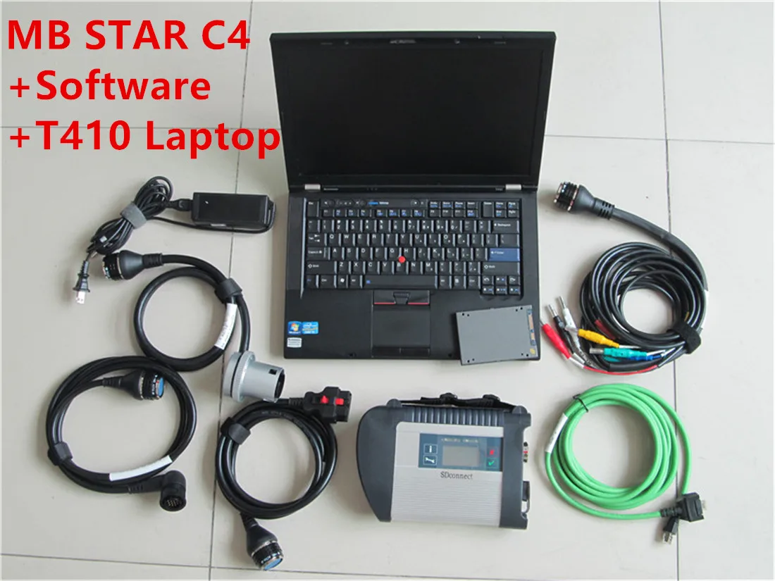 

DOIP MB Star SD C4 Diagnostic Tool for Mercedes Connect 4 with SSD Software V2023.09 in T410 Laptop i5 Cpu 4GB Ram Ready to Use