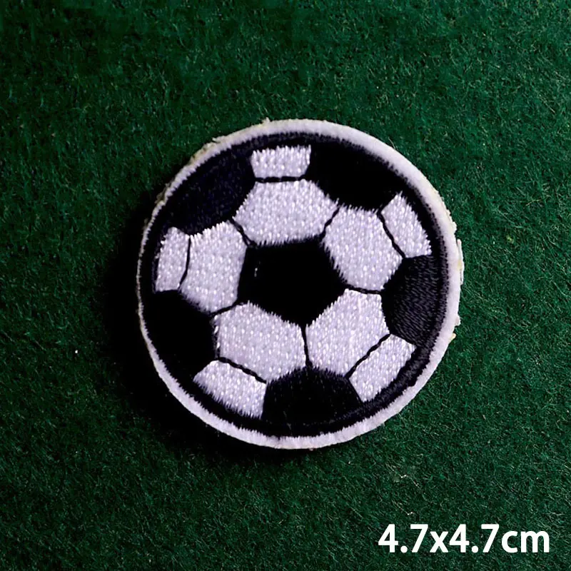 2pcs/lot Pulaqi Football Patch Badge Embroidered Patches For Clothing DIY Basketball Football Club Badges Iron on Patch Jacket