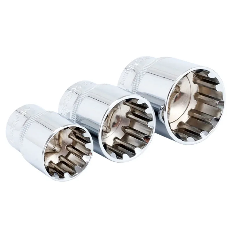 3/8 "Drive 12 Point Douille Courte Bit 6-24mm Cliquet Enroulé 12 Dents Douille Enroulée CR-V Ensemble De Soccket pour Voiture Auto Réparation Outil À Main